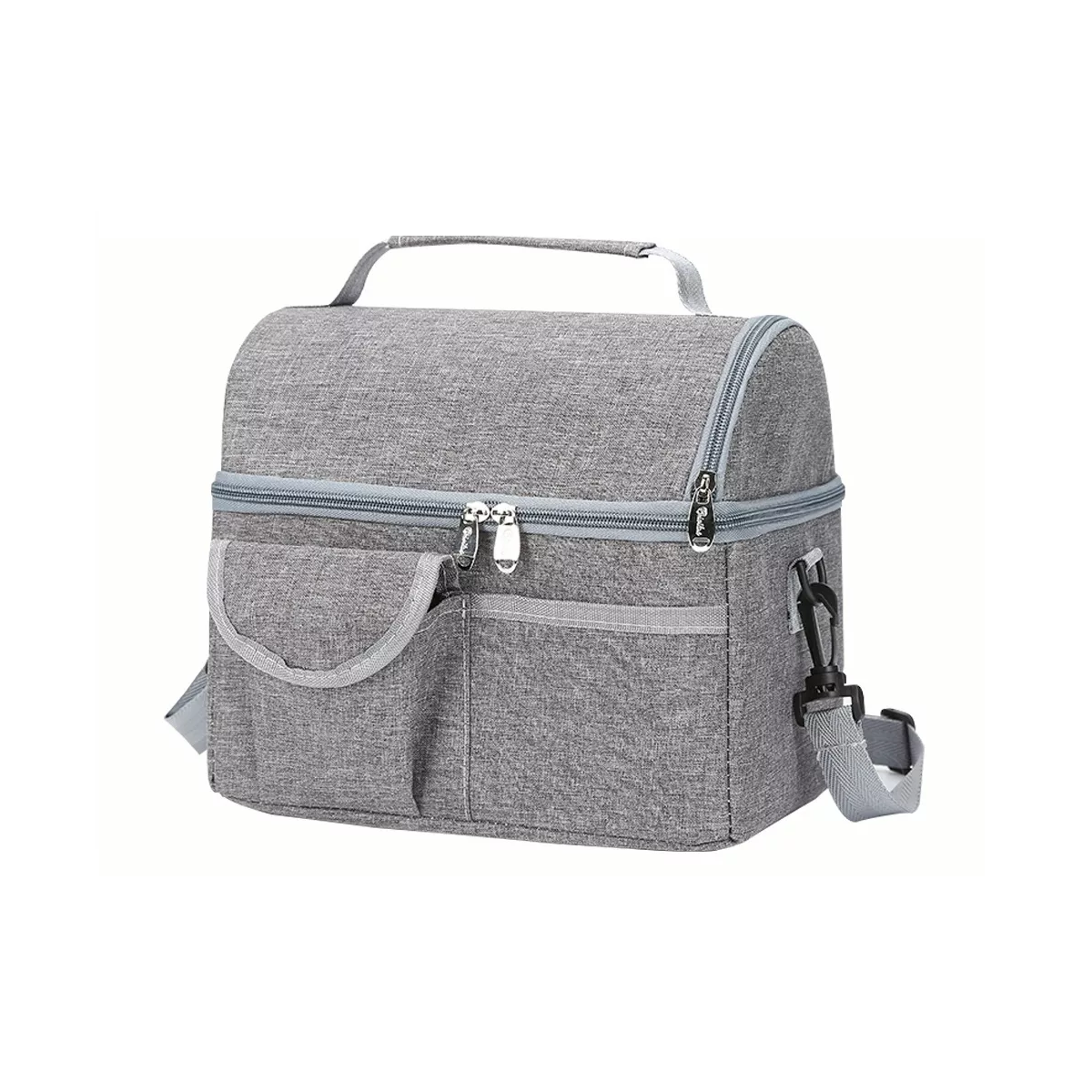 Bolsa De Almuerzo Lonchera Térmica Eo Safe Imports Esi-15235 Gris