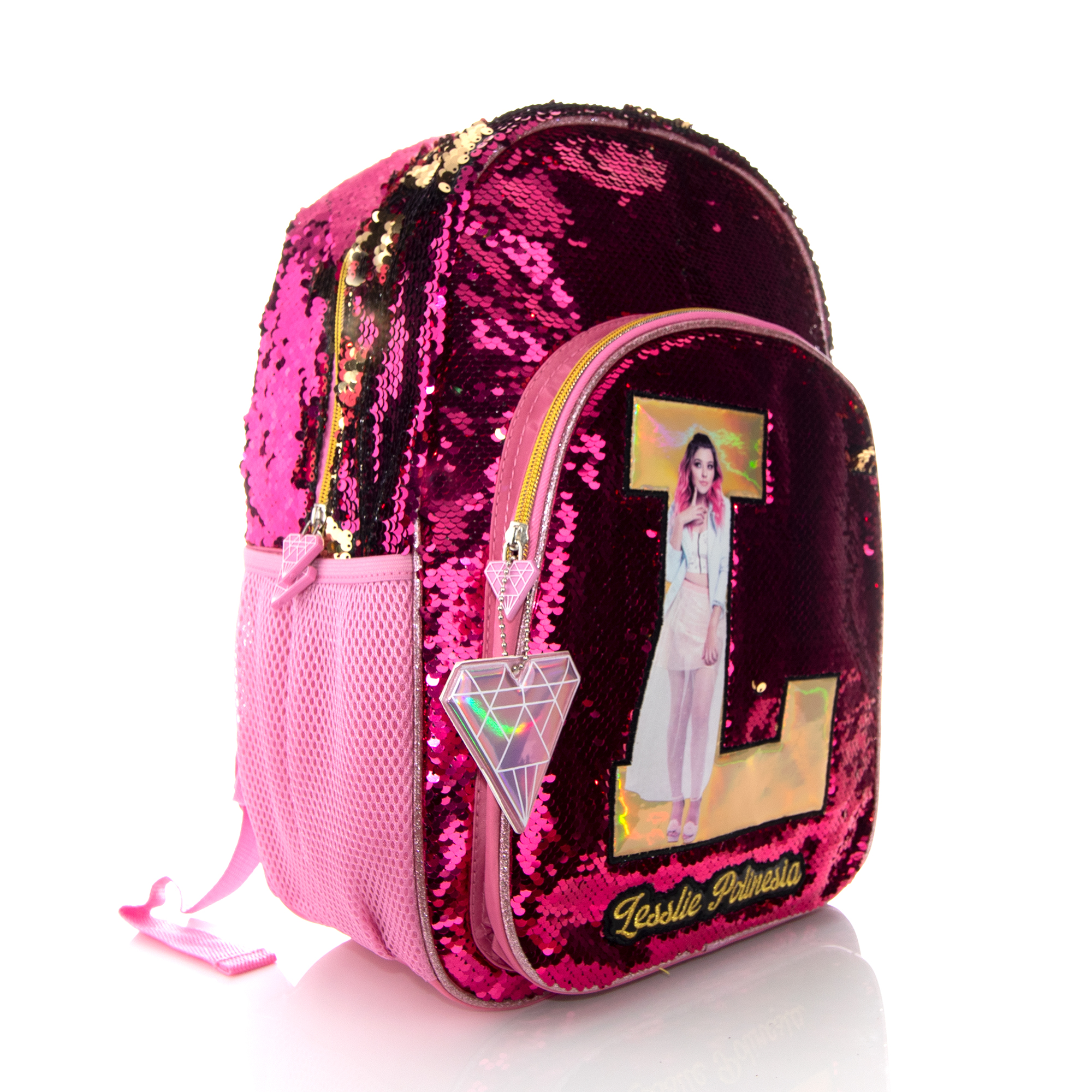 Foto 2 | Mochila Lesslie Los Polinesios Lentejuela Reversible