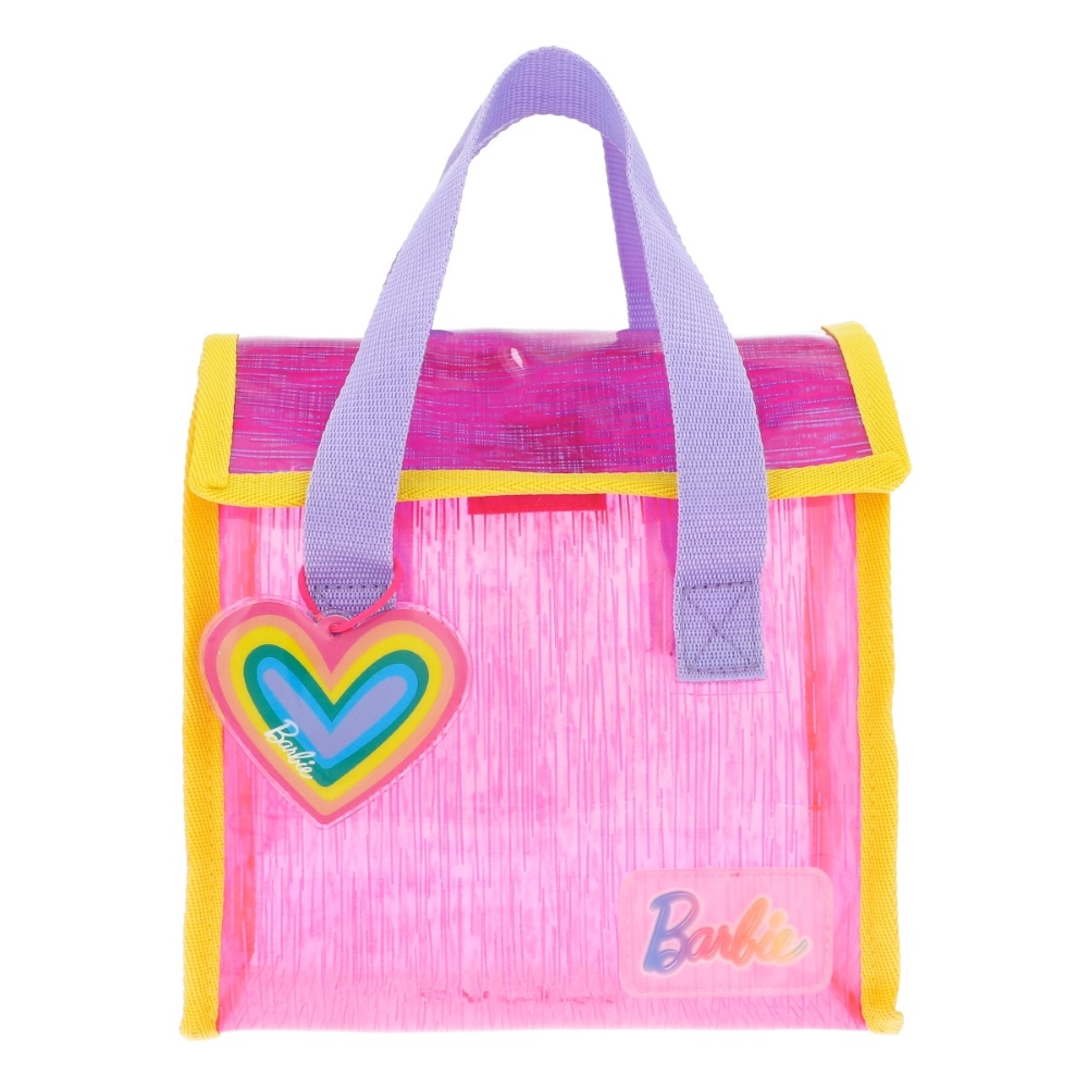 Lonchera Escolar Barbie Rosa Morado Niña Lunch Bag