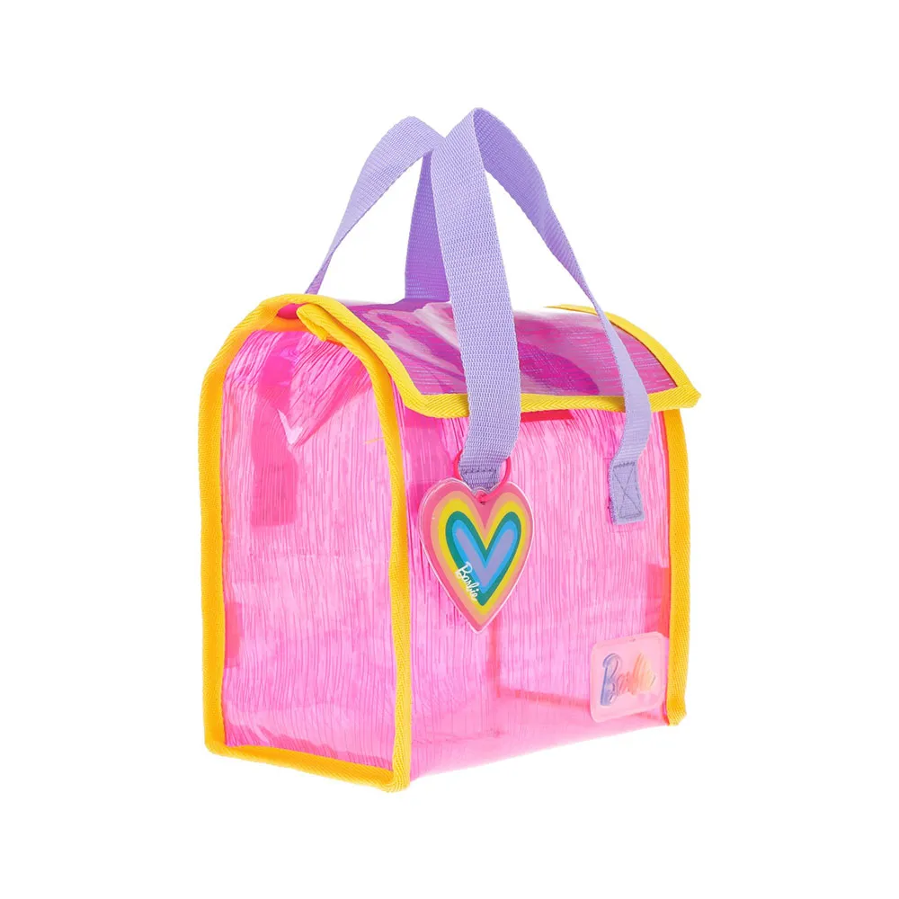 Foto 4 | Lonchera Escolar Barbie Rosa Morado Niña Lunch Bag