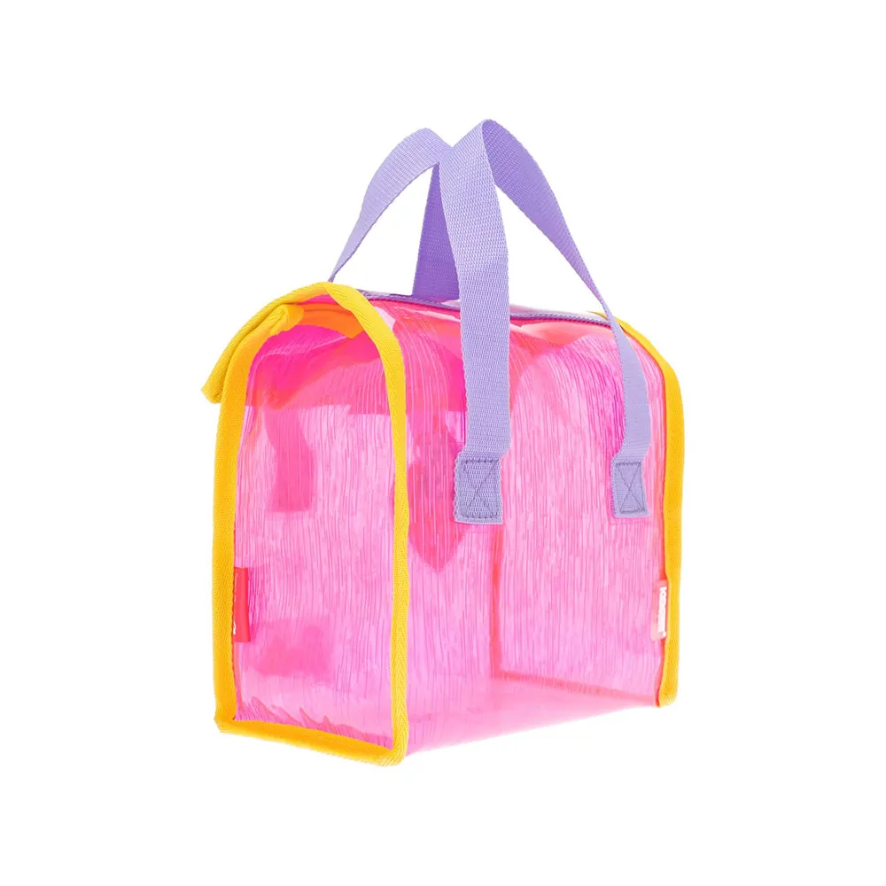 Foto 5 | Lonchera Escolar Barbie Rosa Morado Niña Lunch Bag