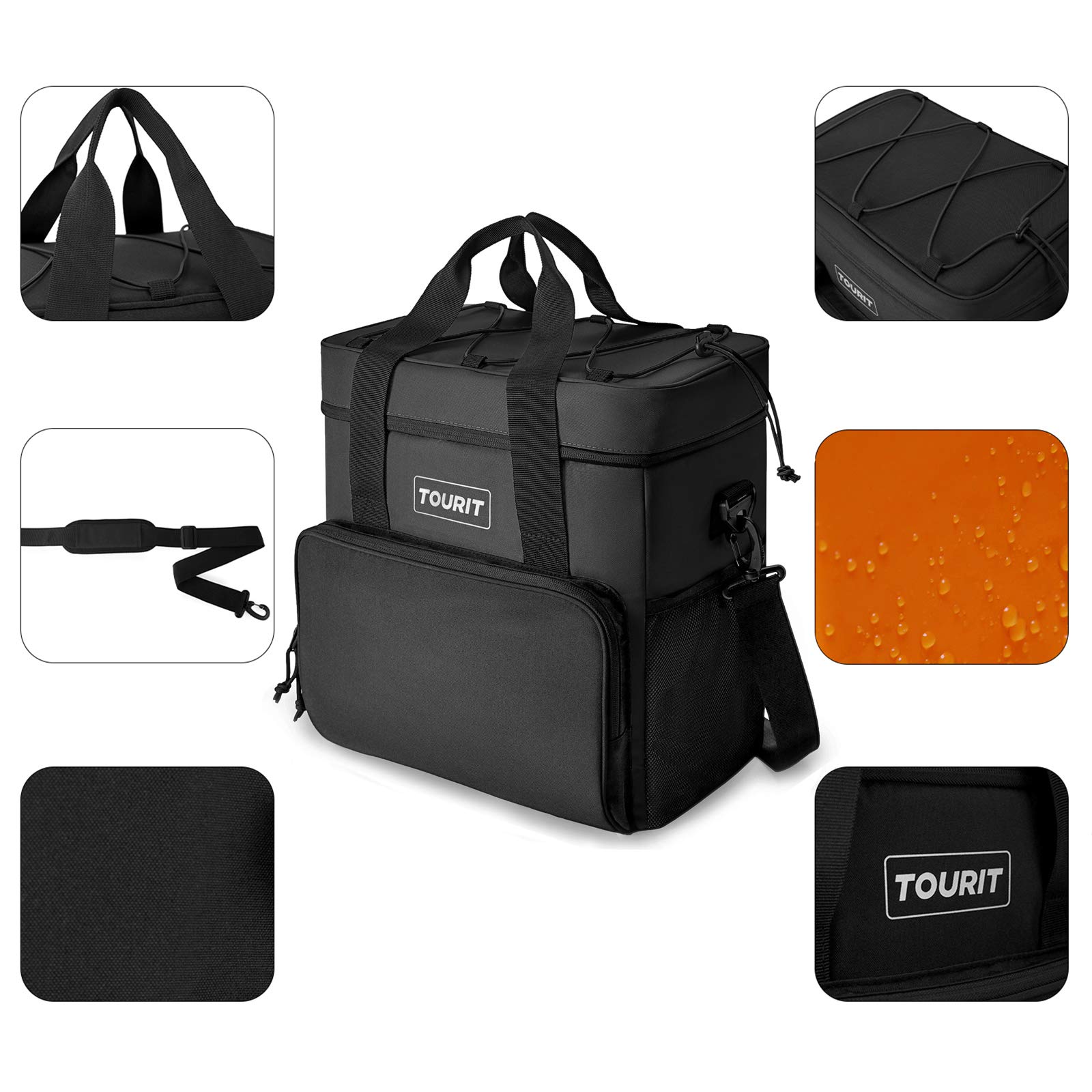 Foto 5 pulgar | Bolsa Térmica Tourit Con Aislamiento, 24 Litros Y 35 Latas, Portátil Para Pícnic - Venta Internacional.