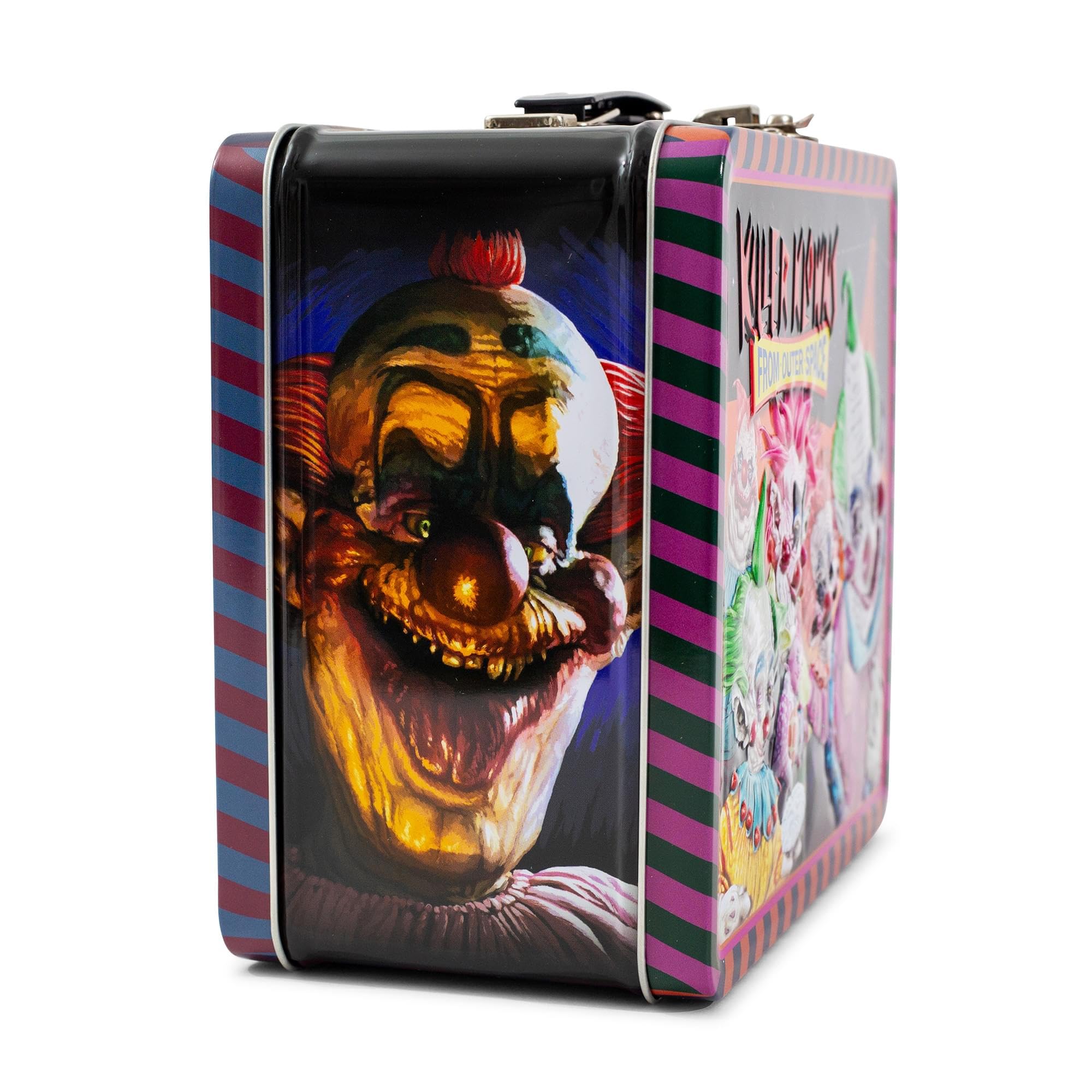Foto 3 pulgar | Lonchera Toynk Killer Klowns From Outer Space De Lata Metálica - Venta Internacional.