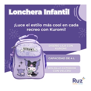 Foto 3 | Lonchera Infantil Sanrio Kuromi 4 L