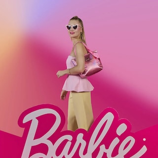 Foto 8 | Lonchera Casual Barbie Rosa Brillante Cute Moñito Reforzada