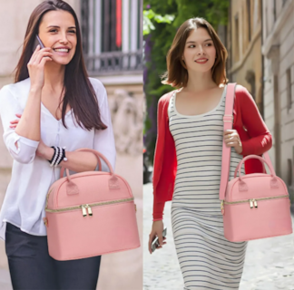 Foto 3 | Lonchera Térmica Xtellar De Doble Compartimiento Premium Para Mujeres Sofisticadas