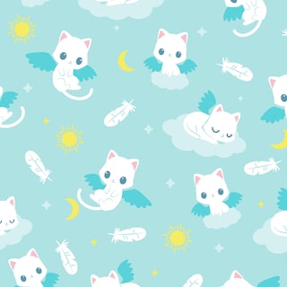 Foto 4 | Bolso De Mano De Peluche Teeturtle Angel Cats Con Pulpo Reversible - Venta Internacional.