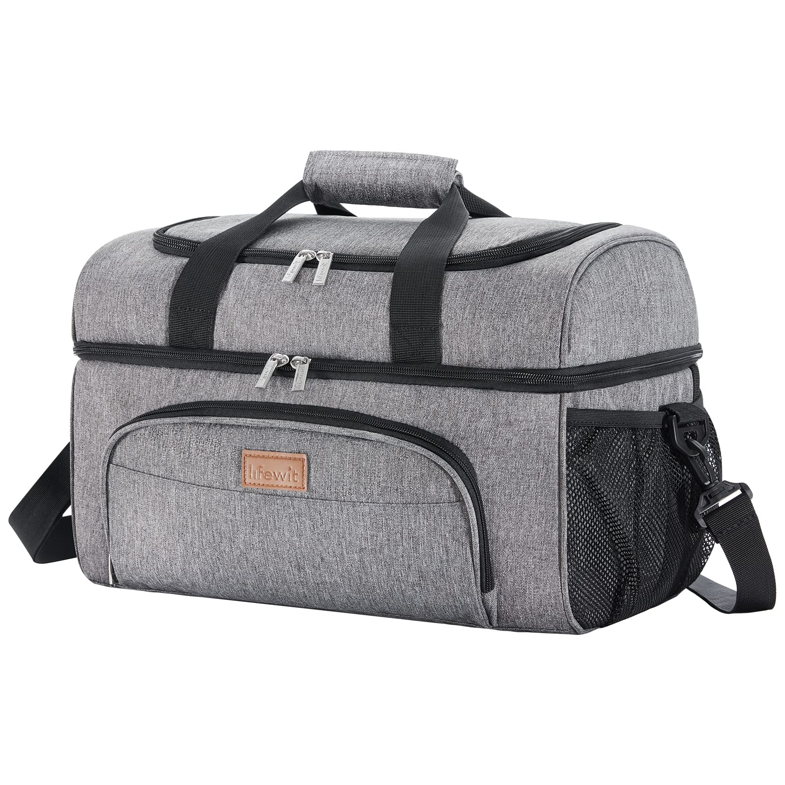 Bolsa Térmica Lifewit, Tamaño Grande, 30 Litros, Con Aislamiento Para 27, 32, 48 Latas, Color Azul - Venta Internacio