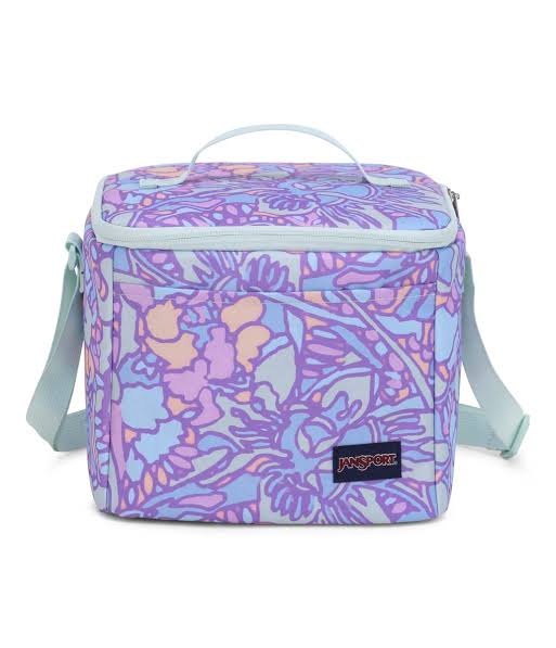 Lonchera Jasnport  Super Snack Fluid Floral Pastel Lilac Js0a85o3gw0