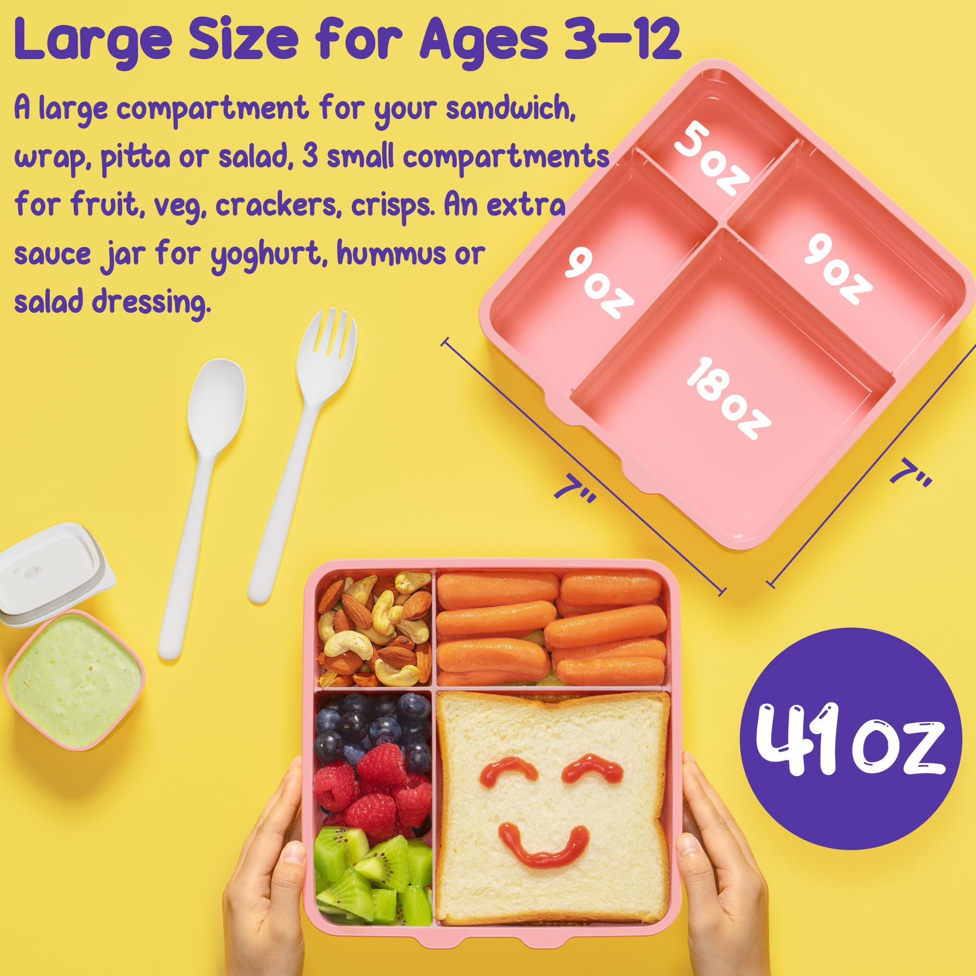 Foto 7 | Set De Loncheras Fimibuke Kids Bento Con Termo De 350 Ml, Bolsa Y Más - Venta Internacional.