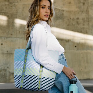 Foto 4 | Bolsa On The Go 10 Lt Iris Barcelona Azul