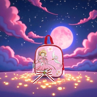 Foto 6 | Lonchera Escolar Térmica De Anime Sakura Cardcaptor Color Rosa