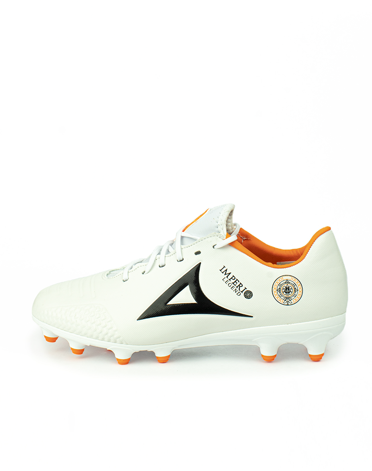 Foto 4 pulgar | Zapatos de Futbol Soccer Pirma Imperio 3005 color Blanco con Anaranjado