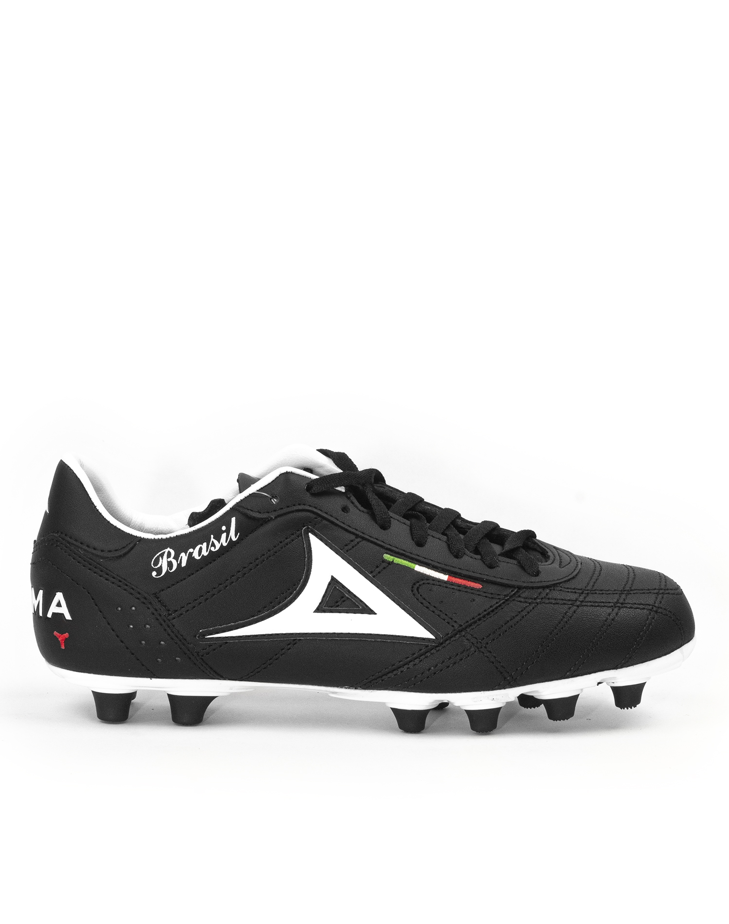 Foto 2 | Zapatos de Futbol Soccer Pirma Brasil color Negro/Blanco para Hombre