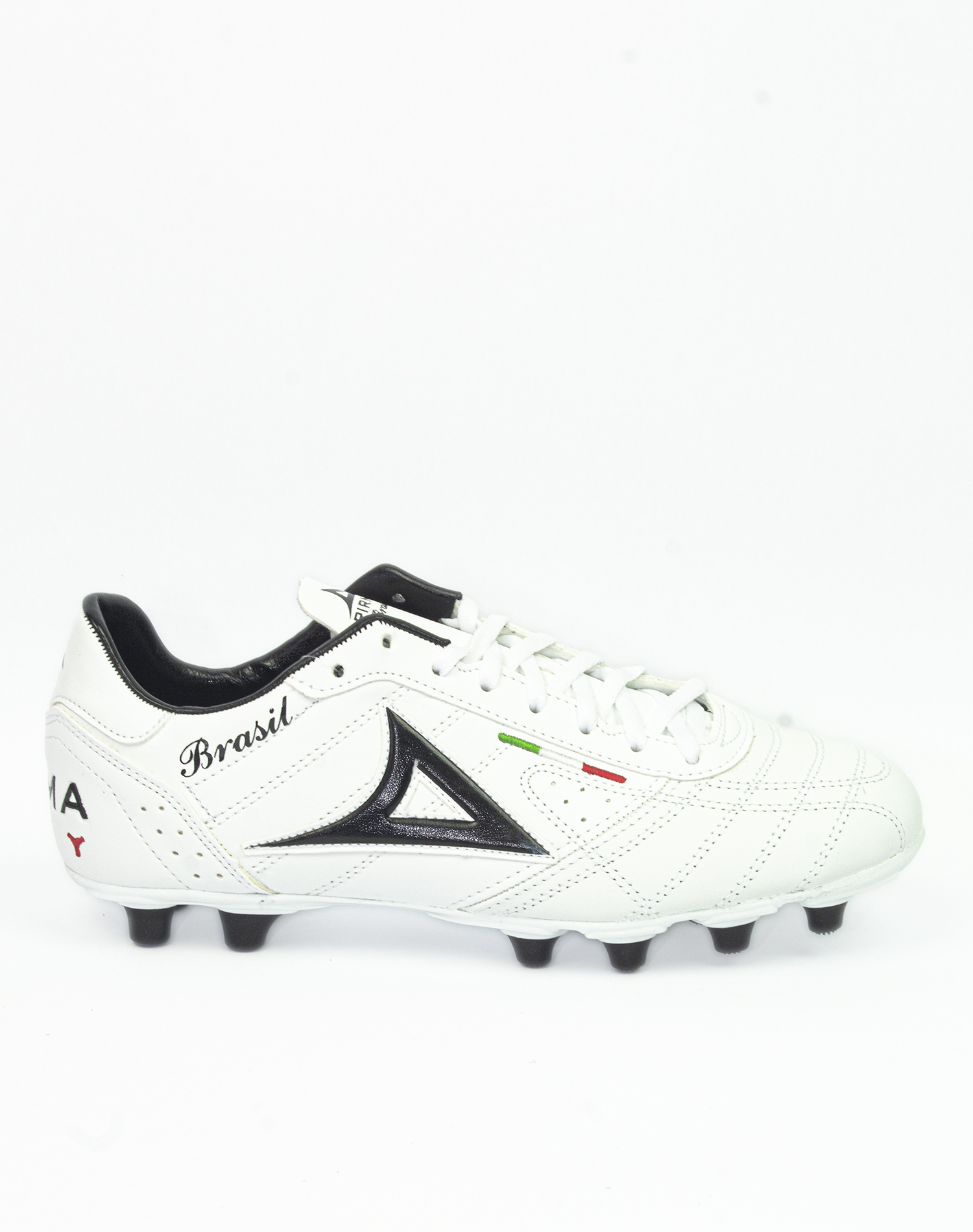 Foto 3 pulgar | Zapatos de Futbol Pirma Brasil Mod 501 Blanco/Negro para Hombre