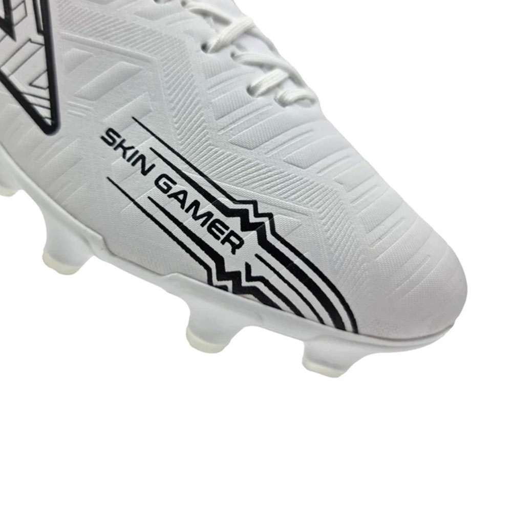 Foto 5 pulgar | Tenis Pirma Futbol Tachos Skin Gamer 3046 Hombre Blanco/rojo