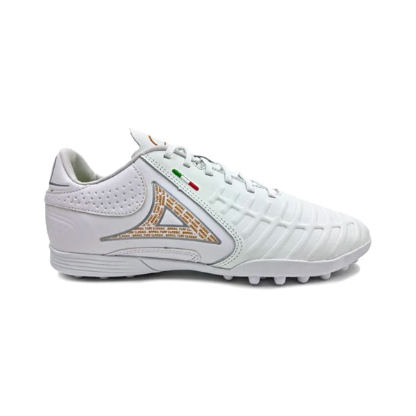 Pirma Botines Brasil Reinier Hombre Blanco Dorado Futbol Rapido Ajuste Seguro $899