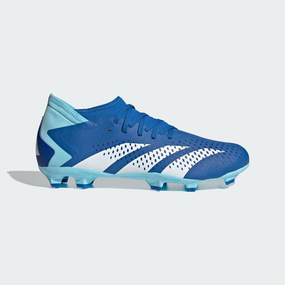 Foto 2 | Calzado de Futbol Adidas Predator Accuracy.3 Terreno Firme Azul Unisex