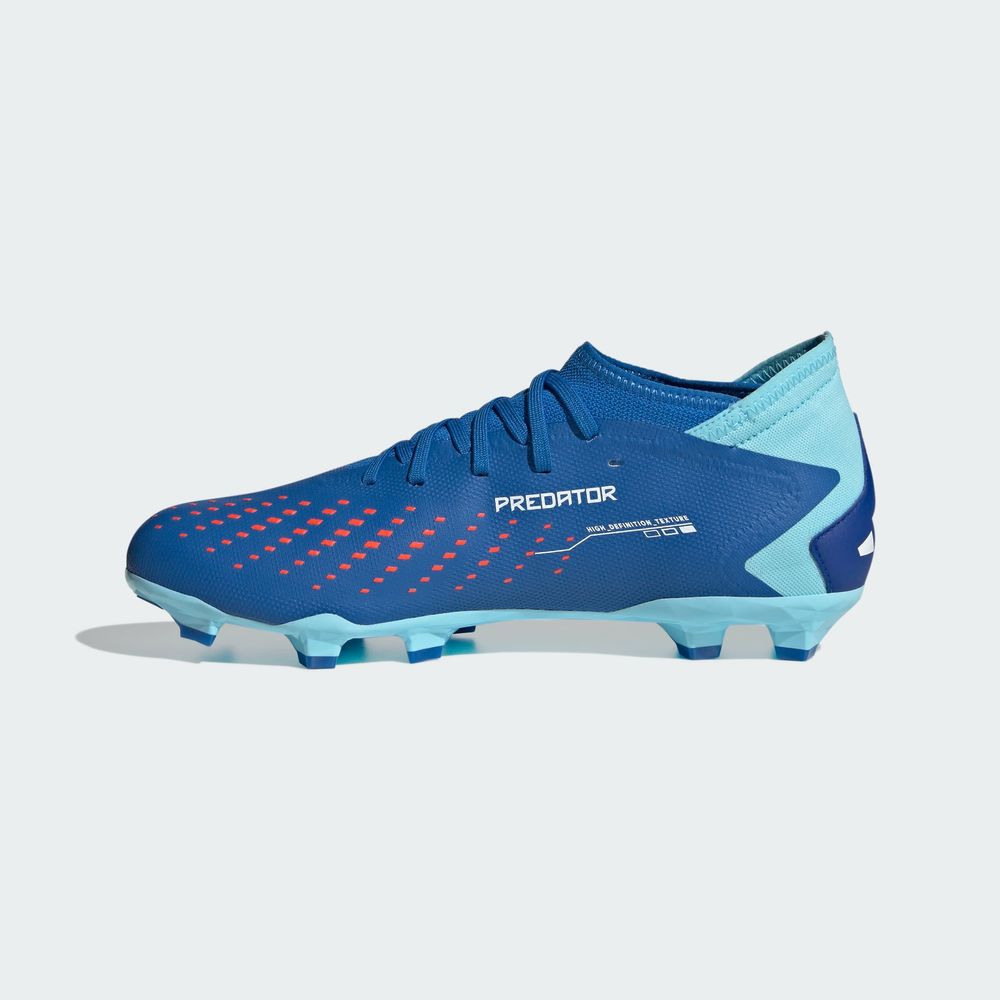 Foto 3 | Calzado de Futbol Adidas Predator Accuracy.3 Terreno Firme Azul Unisex