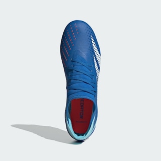 Foto 5 | Calzado de Futbol Adidas Predator Accuracy.3 Terreno Firme Azul Unisex