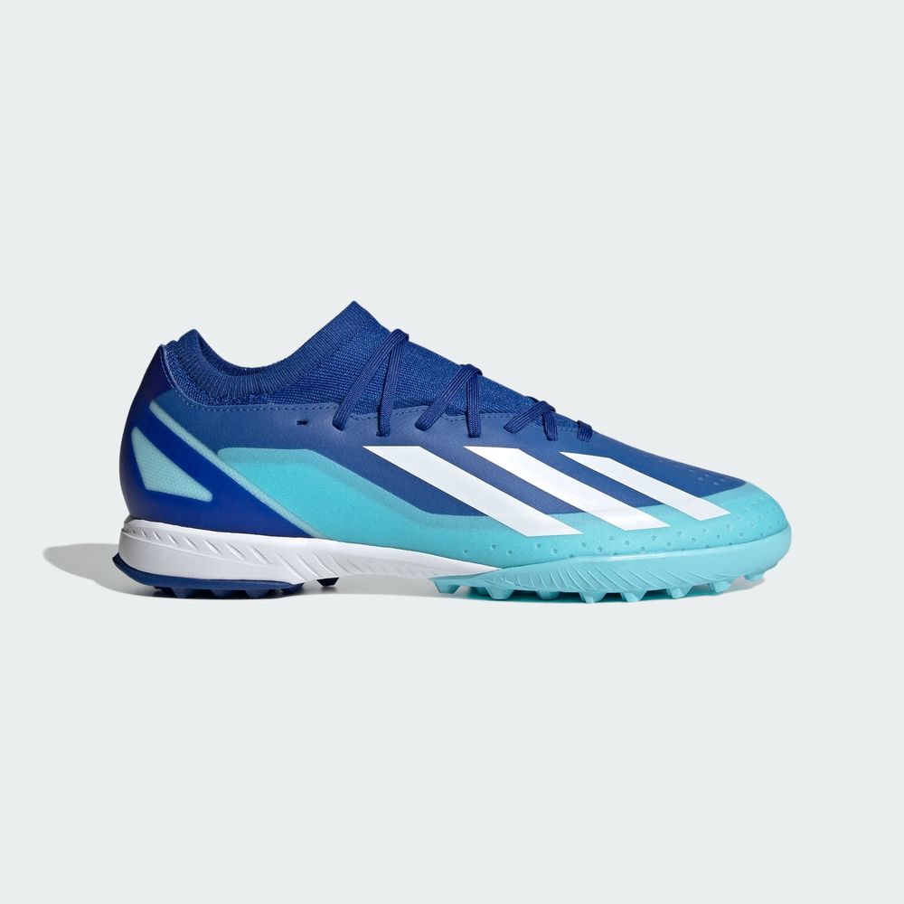 Foto 3 pulgar | Tachones Deportivos Adidas  X Crazyfast.3 Césped Artificial Azules Unisex