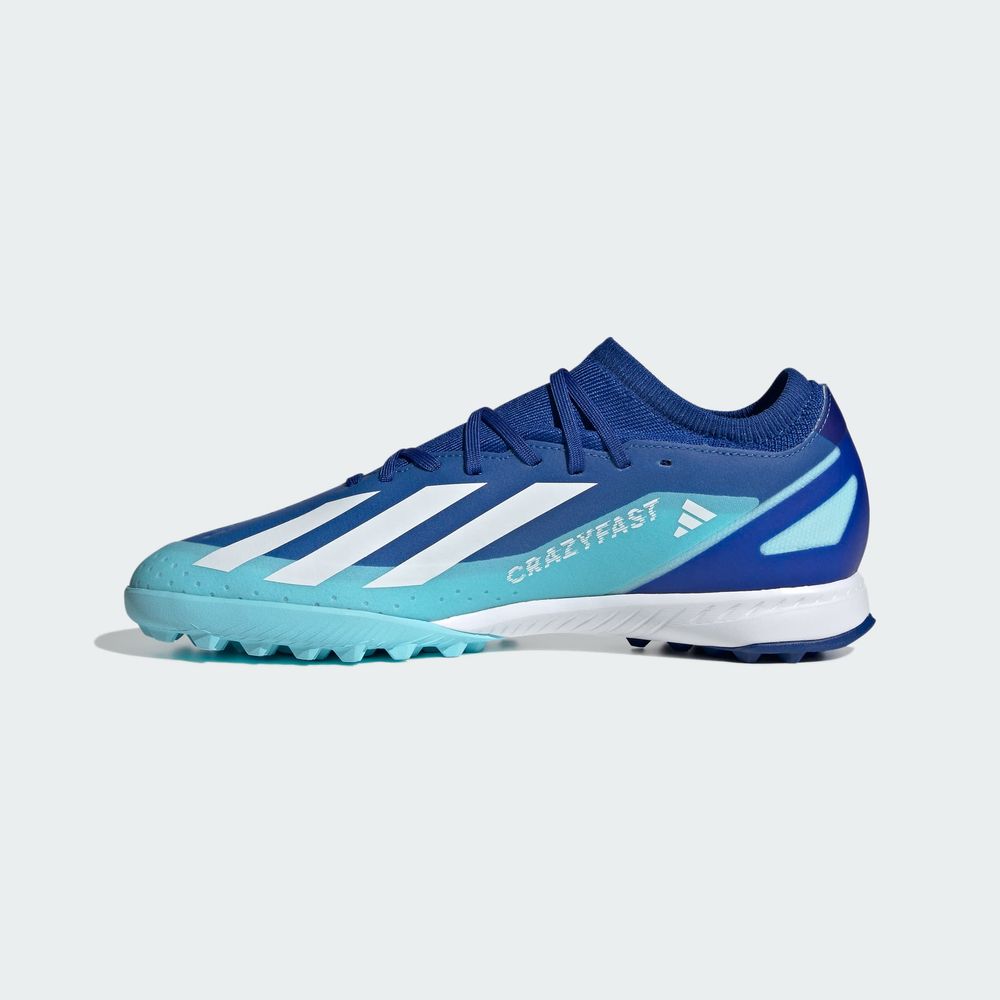 Foto 4 pulgar | Tachones Deportivos Adidas  X Crazyfast.3 Césped Artificial Azules Unisex