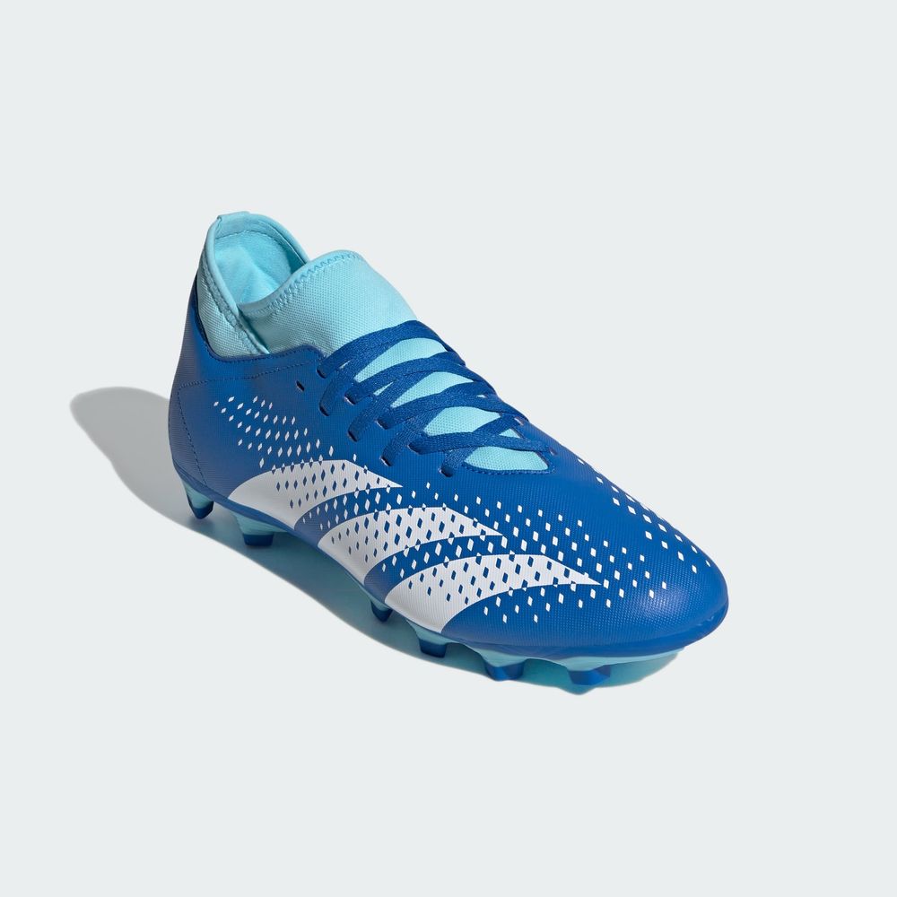 Foto 7 | Calzado De Fútbol Predator Accuracy.4 Multiterreno Ajuste Tipo Calcetín Adidas Blanco Unisex