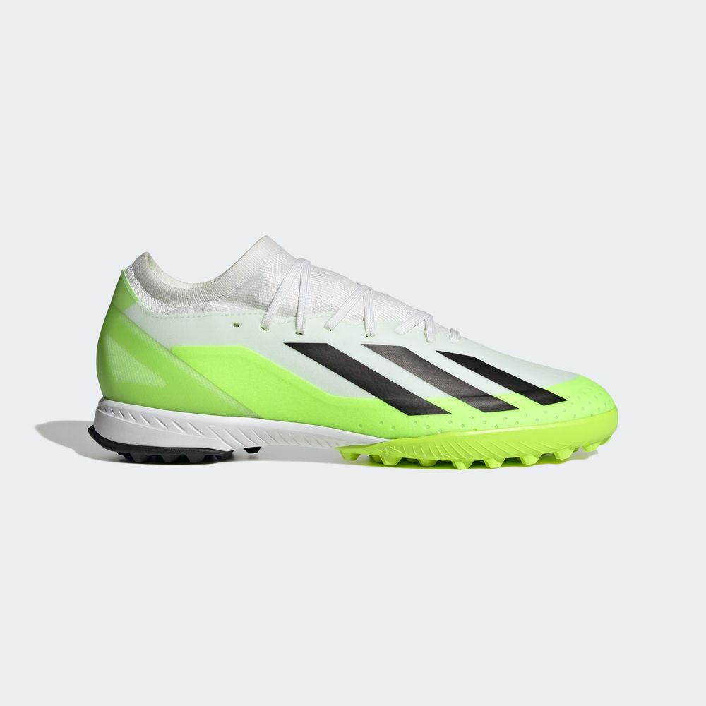 Foto 2 | Calzado Adidas X Crazyfast.3 Césped Artificial Blanco Unisex