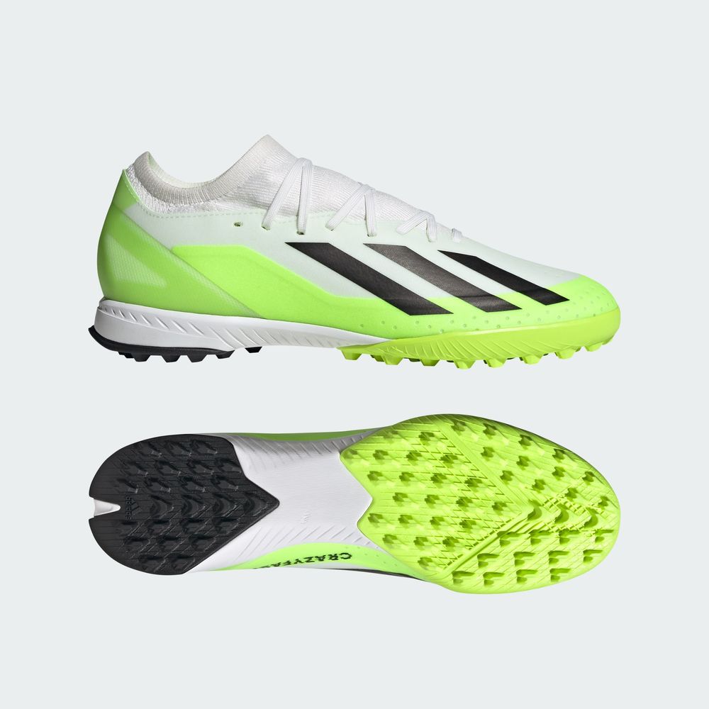 Foto 4 | Calzado Adidas X Crazyfast.3 Césped Artificial Blanco Unisex