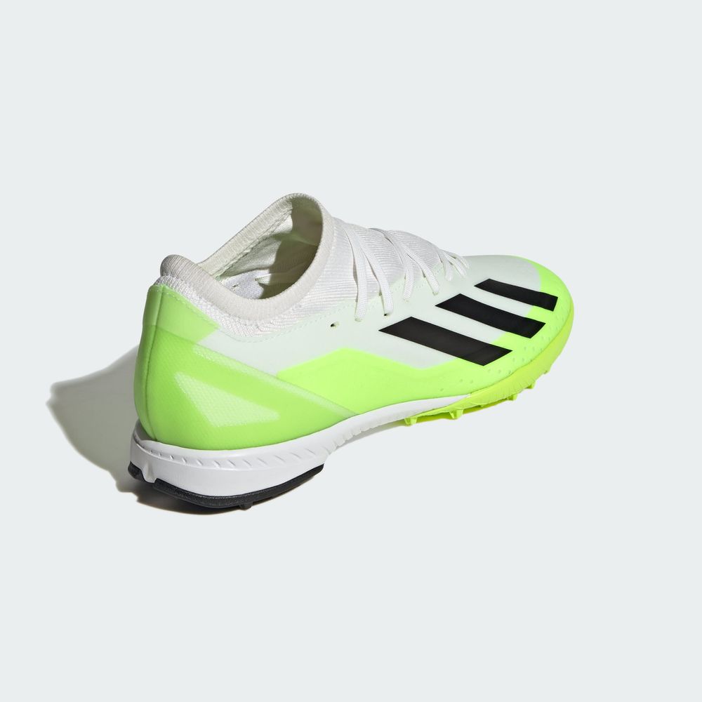 Foto 8 | Calzado Adidas X Crazyfast.3 Césped Artificial Blanco Unisex