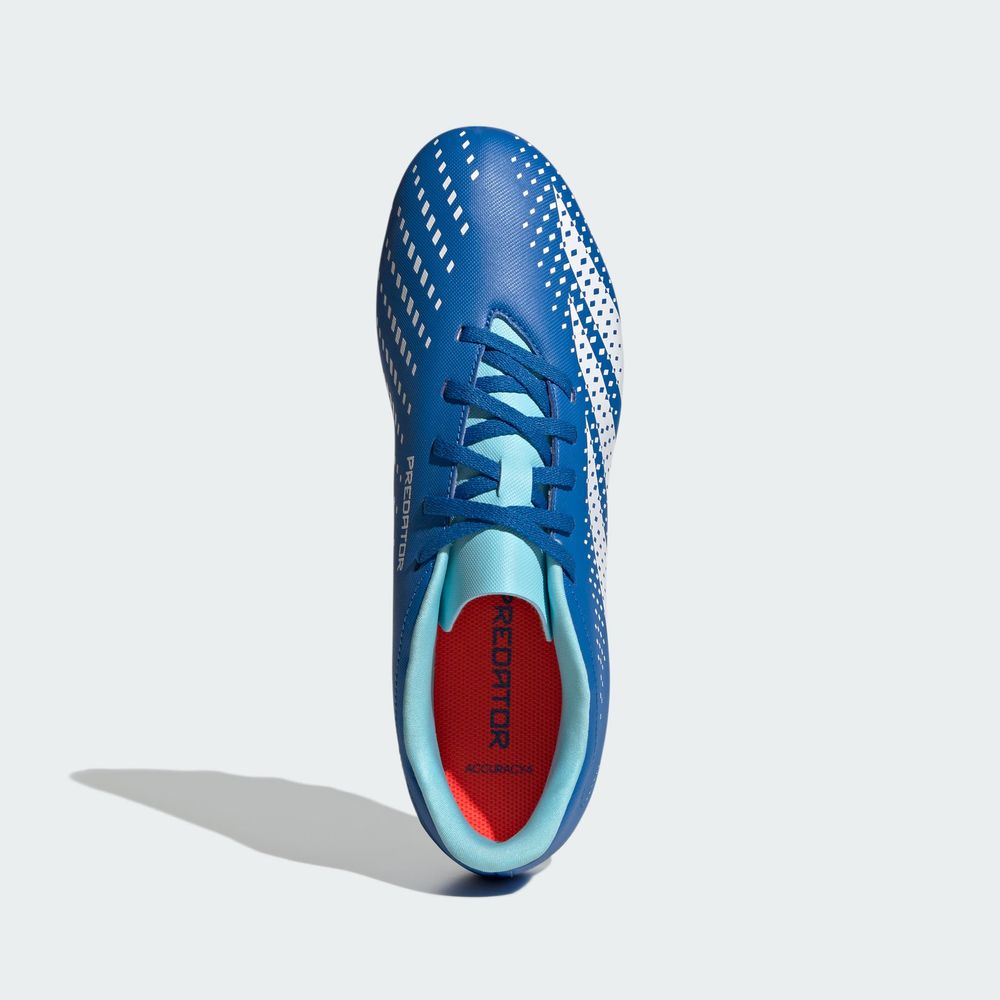 Foto 6 pulgar | Tachones de Fútbol Adidas Azules Predator Accuracy.4 Multiterreno Unisex