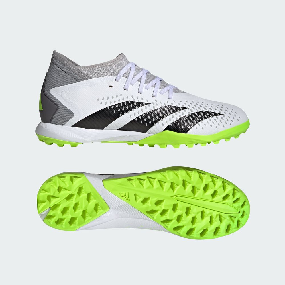 Foto 5 pulgar | Calzado Predator Accuracy.3 Pasto Sintético Adidas Blancos Unisex