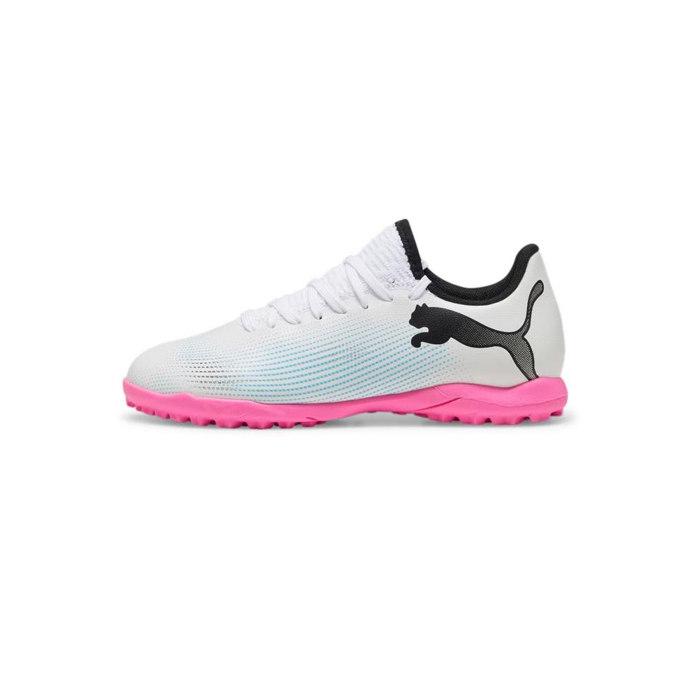 Tenis Puma de Futbol Rápido Future 7 Play Blancos para Hombre