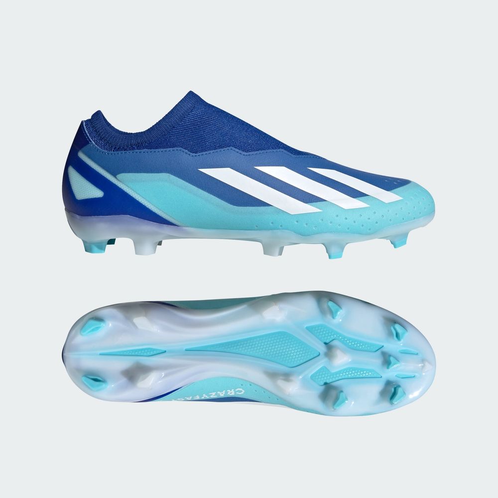 Foto 4 | Taquetes Adidas X Crazyfast 3 Ll Azules Unisex