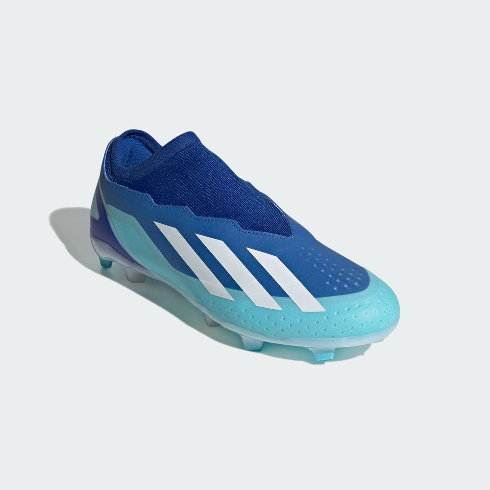 Foto 8 pulgar | Taquetes Adidas X Crazyfast 3 Ll Azules Unisex