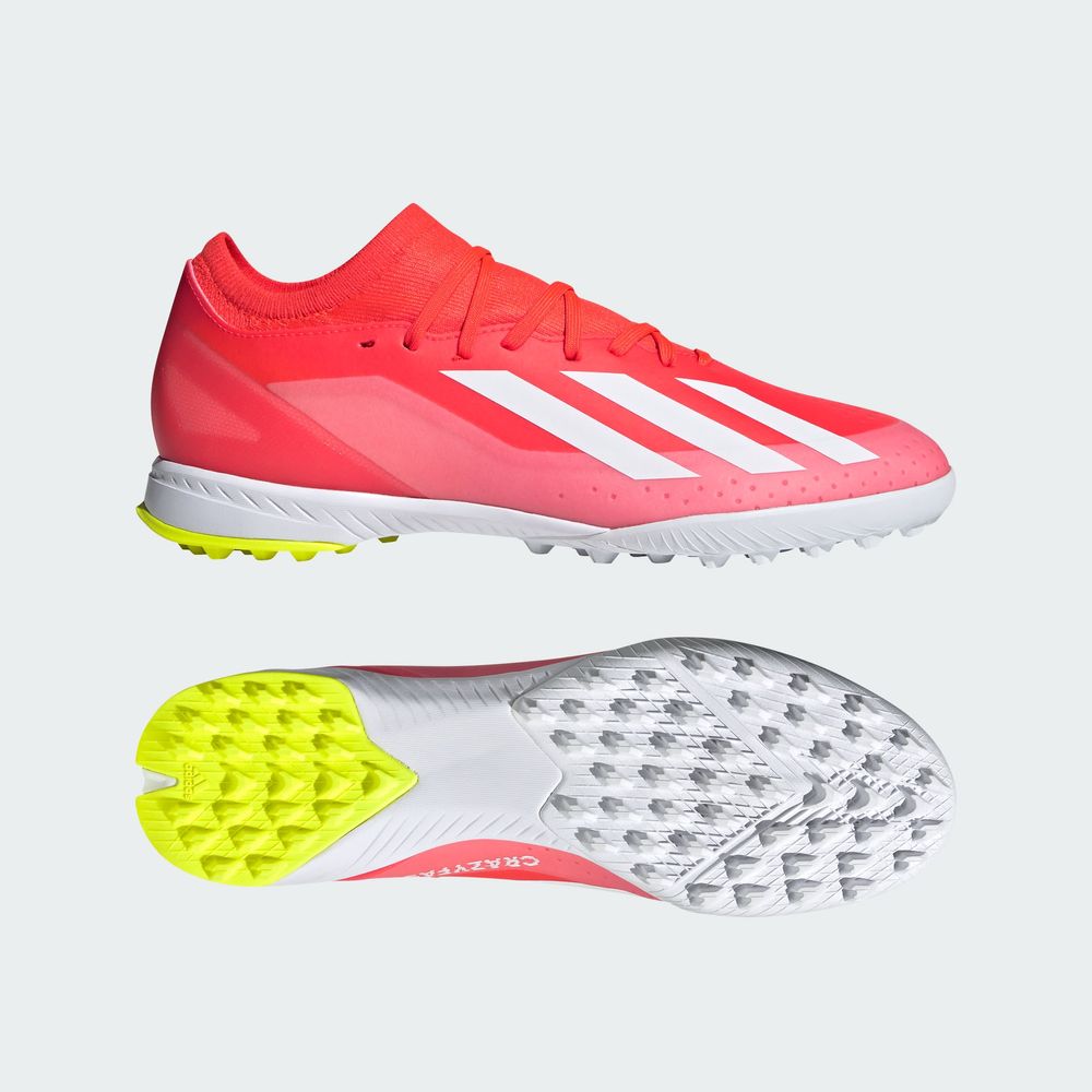 Foto 5 pulgar | Calzado de Futbol Adidas X Crazyfast League Pasto Sintético Naranja Unisex