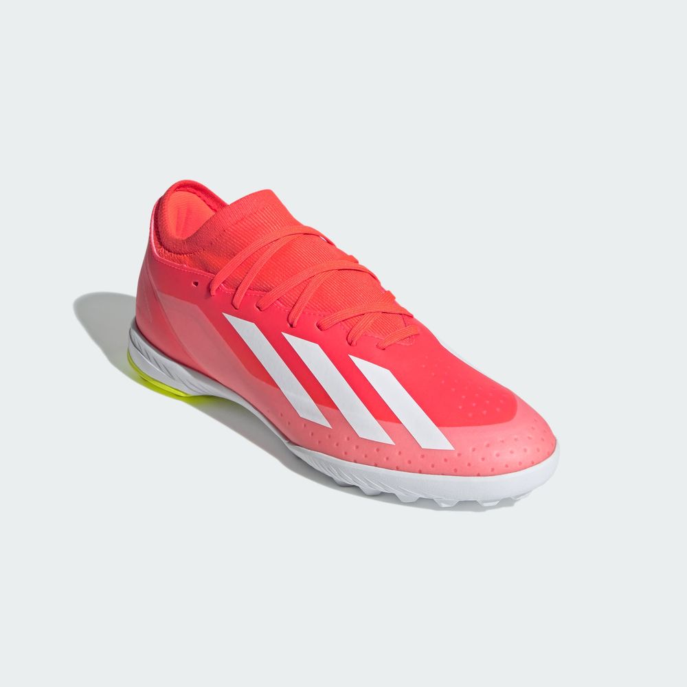 Foto 7 | Calzado de Futbol Adidas X Crazyfast League Pasto Sintético Naranja Unisex