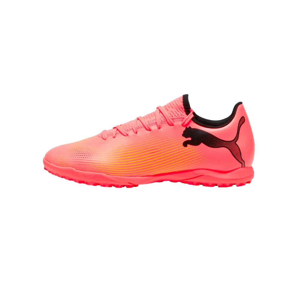 Foto 1 | Tenis Fútbol Puma Future 7 Play Tt 10772603 Naranja Claro para Hombre