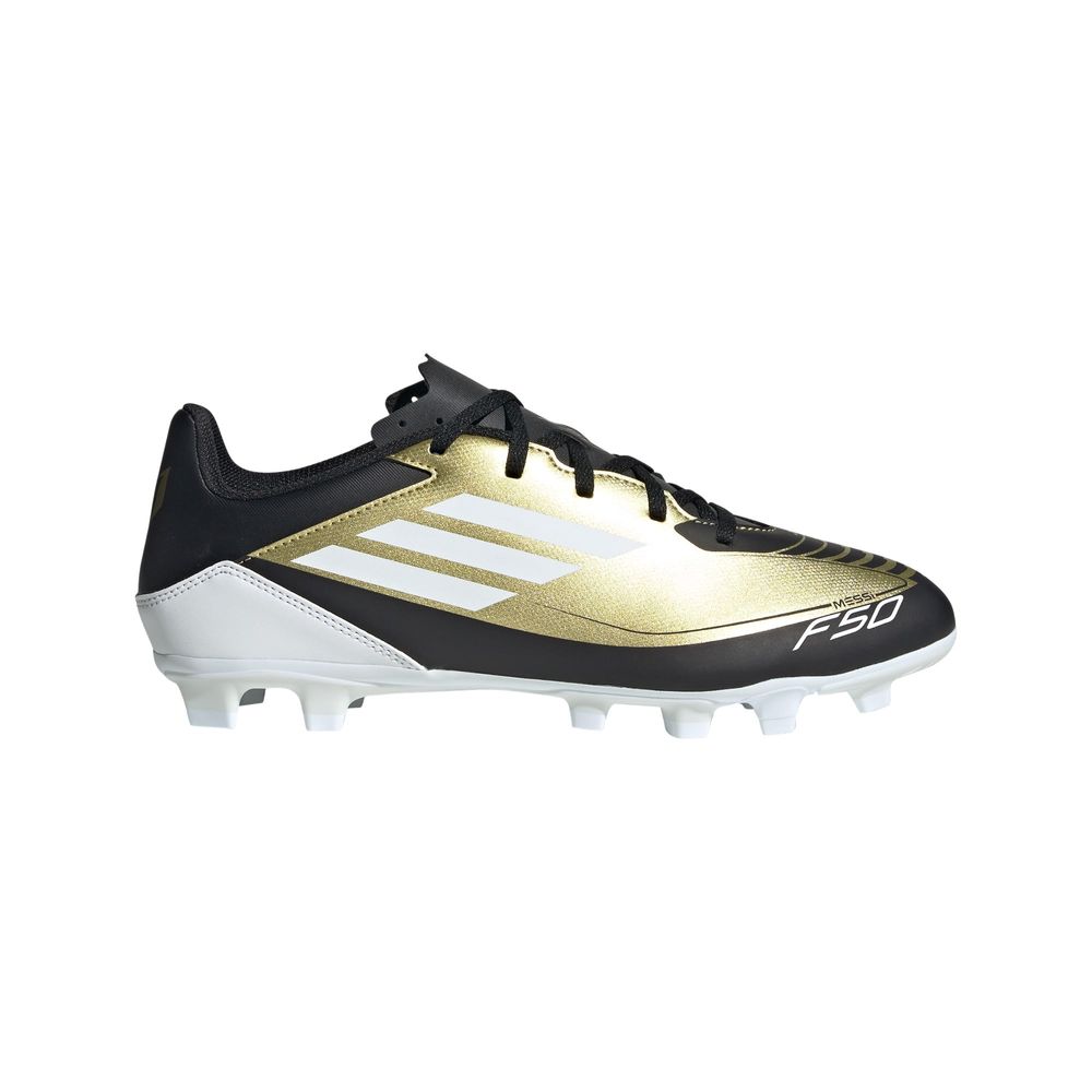 Foto 1 | Calzado De Fútbol F50 Club Messi Multiterreno Adidas Oro Unisex