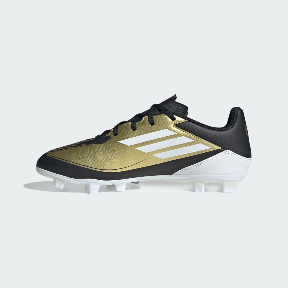 Foto 3 | Calzado De Fútbol F50 Club Messi Multiterreno Adidas Oro Unisex