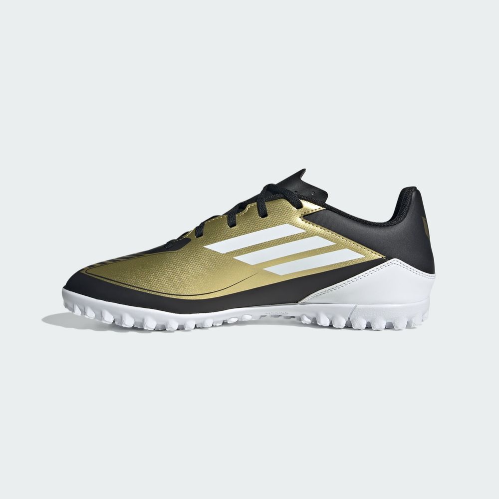 Foto 4 pulgar | Calzado De Fútbol F50 Club Messi Pasto Sintético Adidas Oro Unisex