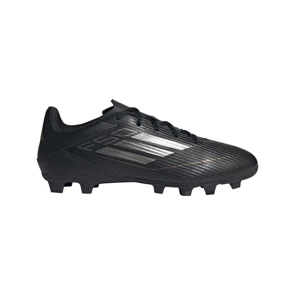 Tacos de Fútbol Multiterreno F50 Club Adidas Negros Unisex