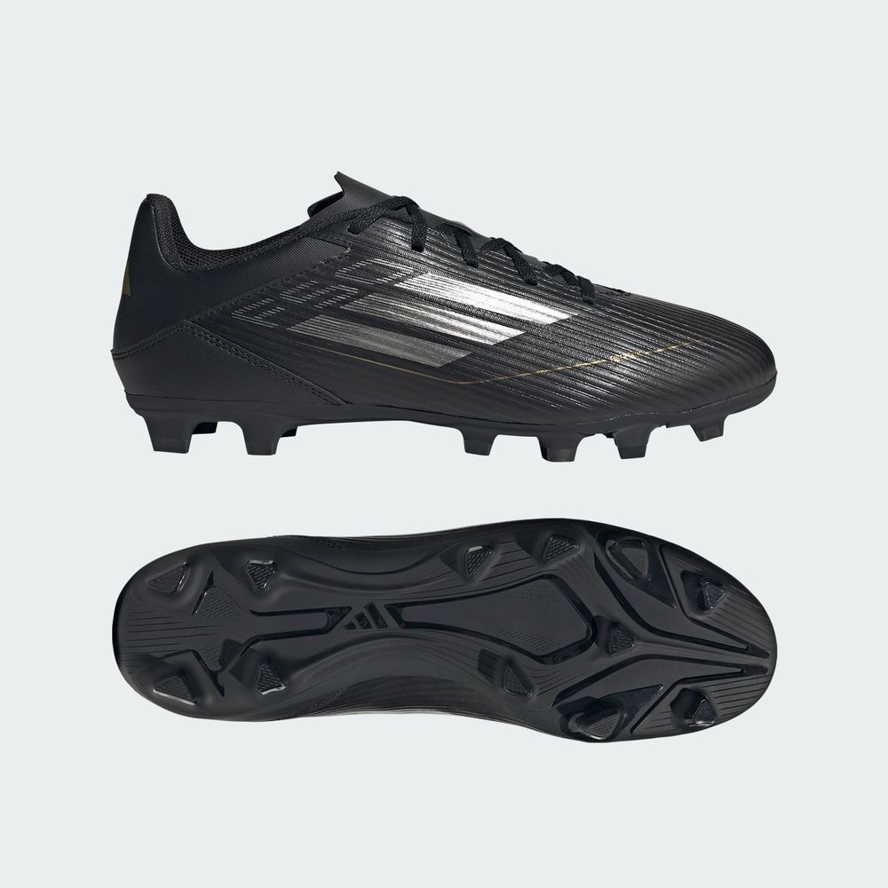 Foto 4 | Tacos de Fútbol Multiterreno F50 Club Adidas Negros Unisex