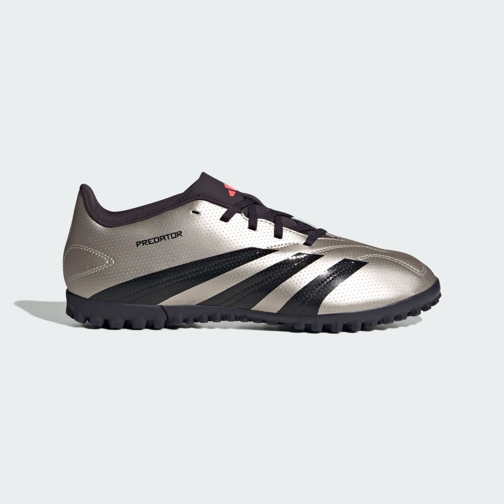 Foto 2 | Calzado De Fútbol Predator Club Pasto Sintético Adidas Gris Unisex