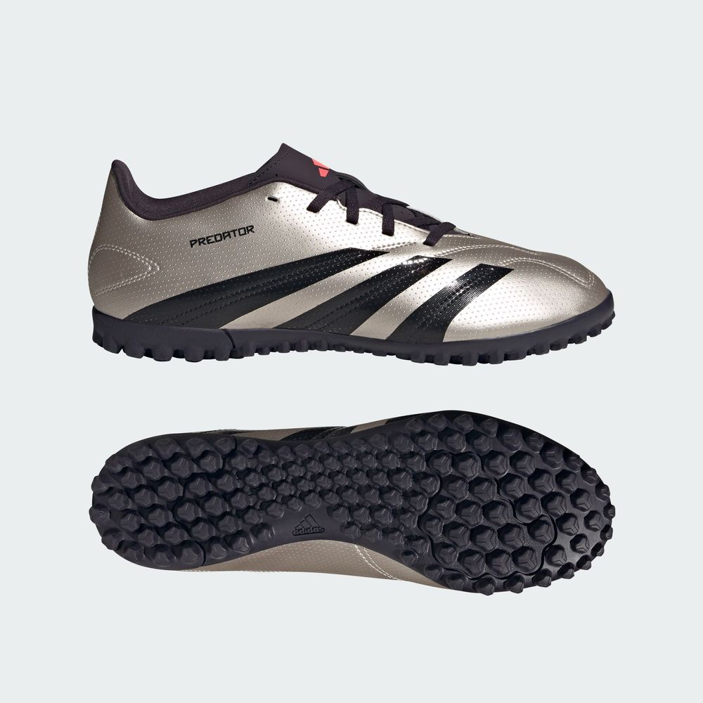 Foto 5 pulgar | Calzado De Fútbol Predator Club Pasto Sintético Adidas Gris Unisex