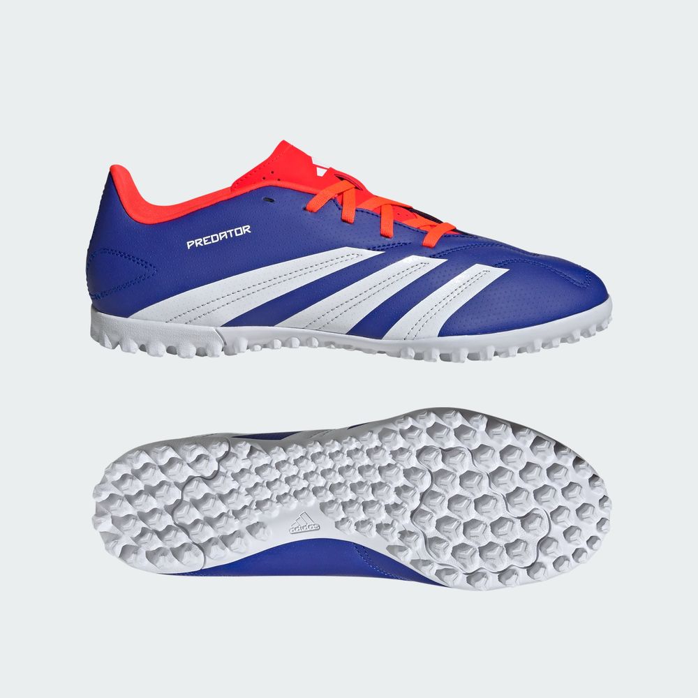 Foto 5 pulgar | Calzado De Fútbol Predator Club Pasto Sintético Adidas Azul Unisex