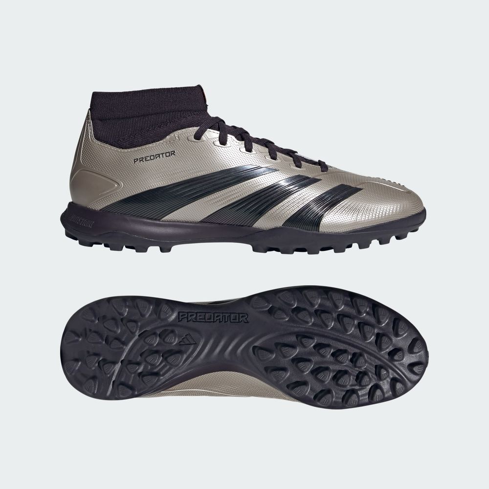 Foto 5 pulgar | Predator League Mid Tf Adidas Gris Unisex