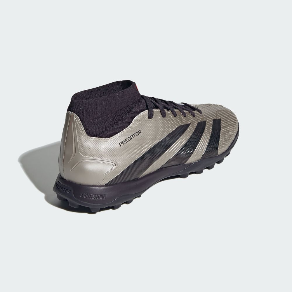 Foto 9 pulgar | Predator League Mid Tf Adidas Gris Unisex