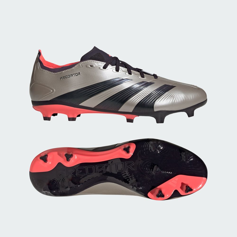 Foto 4 | Calzado De Fútbol Predator League Terreno Firme Adidas Gris Unisex