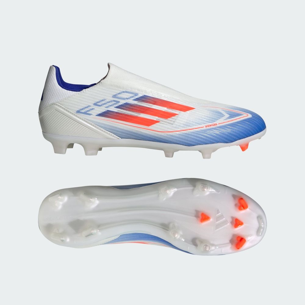 Foto 5 pulgar | Calzado De Fútbol F50 League Laceless Césped Natural Seco/multisuperficie Adidas Blanco Unisex